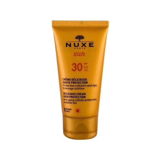 NUXE sun delicious cream spf30 protezione solare waterproof per il viso 50 ml unisex