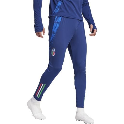 ADIDAS ficg italia training pants 2024 blue pantaloni allenamento uomo