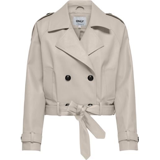 ONLY vera faux leather short jacket giacca donna
