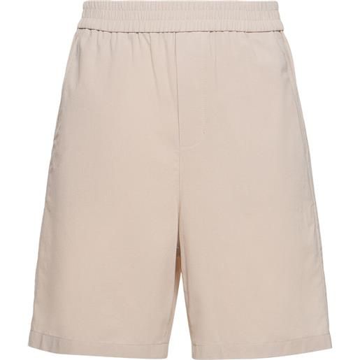 AMI PARIS shorts in crepe di cotone