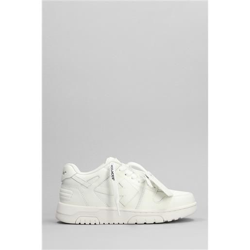 Off White sneakers out of office in pelle bianca