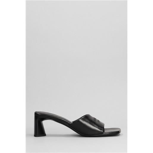 Balenciaga slipper-mule dutyfree sandal in pelle nera