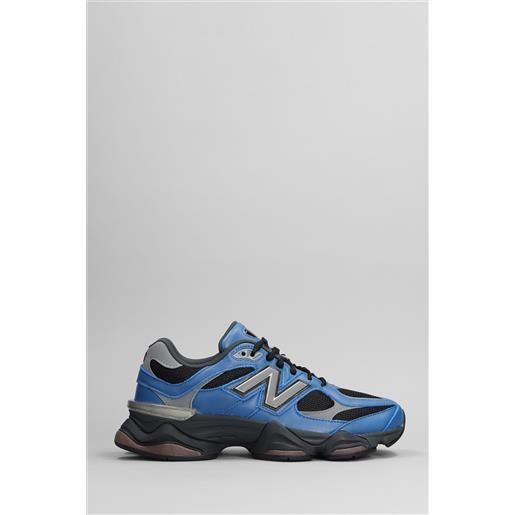 New Balance sneakers 9060 in pelle e tessuto blu