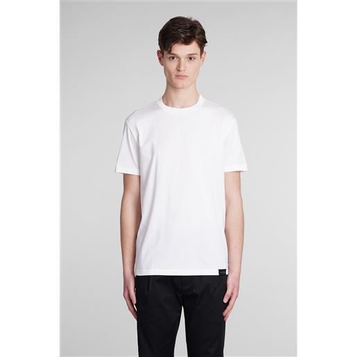 Low Brand t-shirt b134 basic in cotone bianco