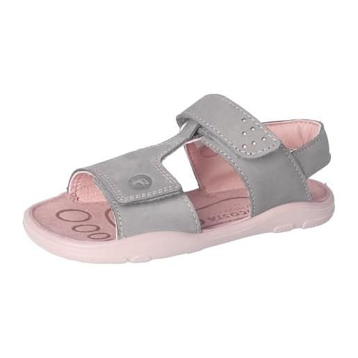 RICOSTA sandali per ragazze e ragazzi seattle, scarpe estive per bambini, larghezza: medio, scarpa a piedi nudi, grafite rosa 450, 32 eu