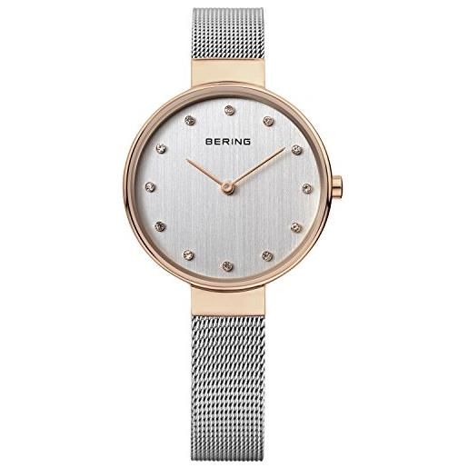 BERING donna analogico quarzo classic orologio con cinturino in acciaio inossidabile cinturino e vetro zaffiro 12034-064