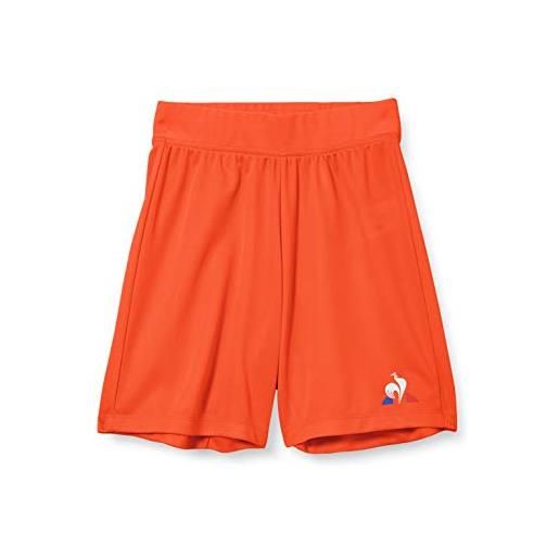 Le Coq Sportif n°2 short match, pantalone corto bambino, arancione, 6a