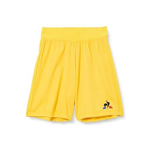 Le Coq Sportif n°2 short match, pantalone corto bambino, giallo (original jaune), 8a