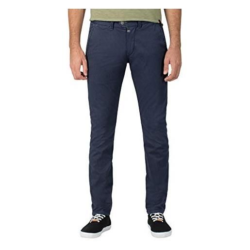 Timezone slim jannotz chino pantaloni, blu (navy micro point 3899), w34/l32 (taglia produttore: 34/32) uomo