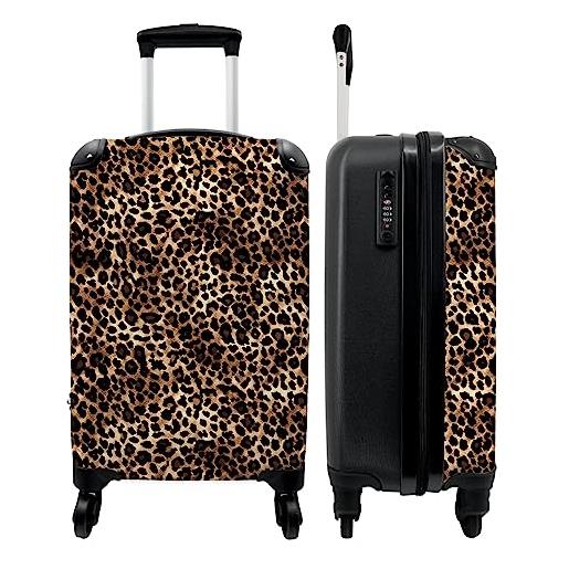 NoBoringSuitcases.com valigia concurrentie, macchie leopardate, handgepäck, valigetta