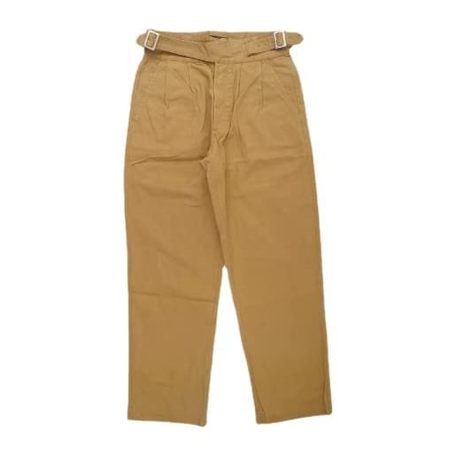 ATIYMNASTX pantaloni gurkha, dritto sciolto, colore originale, vintage americano, amekaji, stile militare, abbigliamento casuale americano (as6, alpha, s, regular, regular, cotone, s)