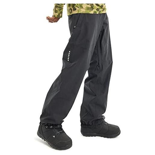 Burton pantaloni da sci da uomo melter plus pants, taglia: m, colori: true black