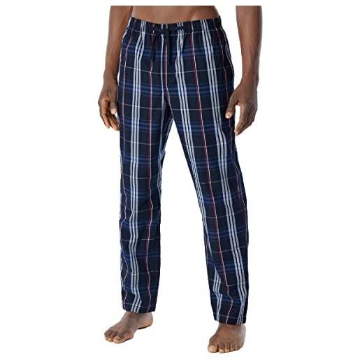 Schiesser lange schlafhose web-mix + relax pantalón de pijama, multicolore 2, 48 uomo