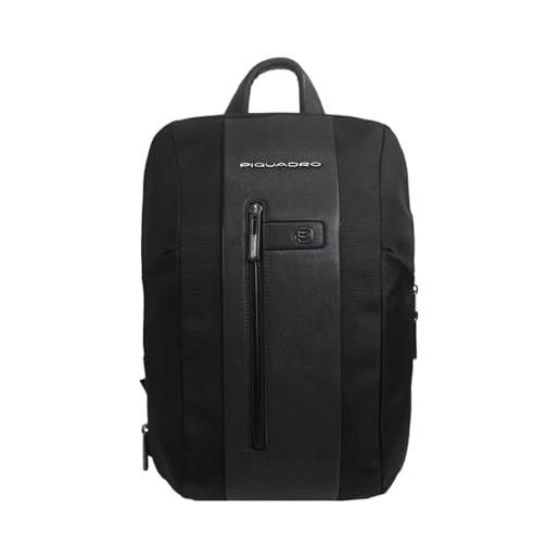 PIQUADRO brief2 slim expandable backpack s black