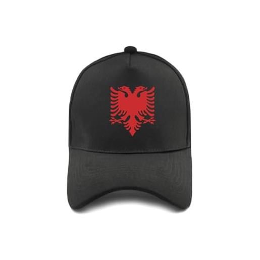 BrAvee berretti da baseball hip hop albania eagle caps albania berretto da baseball cool uomini donne all'aperto snapback regolabile albania bandiera cappelli compleanno regalo di natale