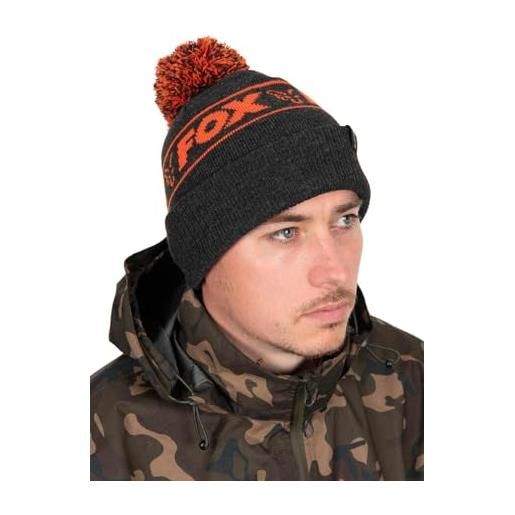 Fox cappello da pesca collection bobbles. Black/orange | berretto da pesca