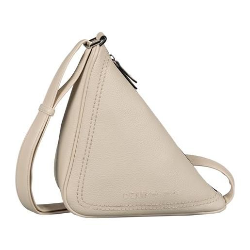 TOM TAILOR Denim tom tailor selly, borsa a tracolla donna, bianco (off white), 31x10x19
