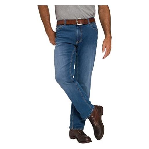 JP 1880 jeans dal taglio dritto in denim con flexnamic®, disponibili fino alla tg. 70/37, uomo, blu (dark denim 93), 48w / 34l
