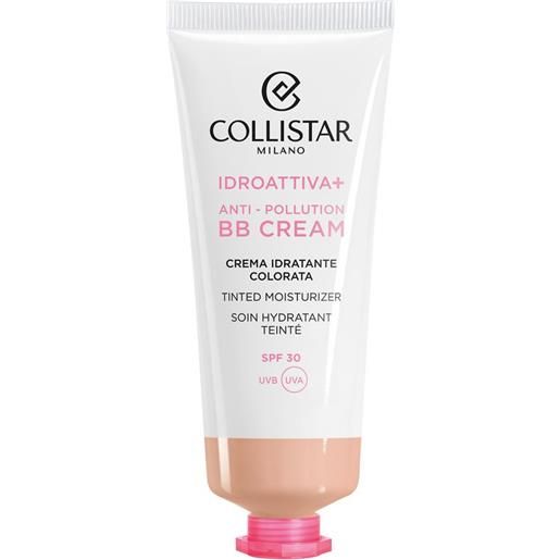 Collistar idroattiva+ anti-pollution bb cream - crema idratante colorata spf 30 1 - chiaro