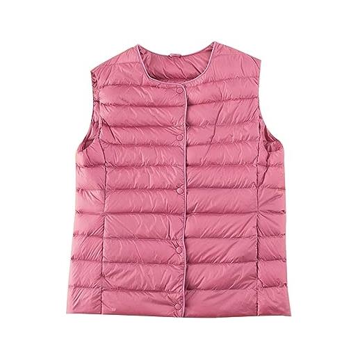 Kobilee piumino donna 100 grammi imbottito gilet gilet piumino invernale elegante giubbotto trapuntato leggero giacca primaverile senza maniche corto piumino smanicato