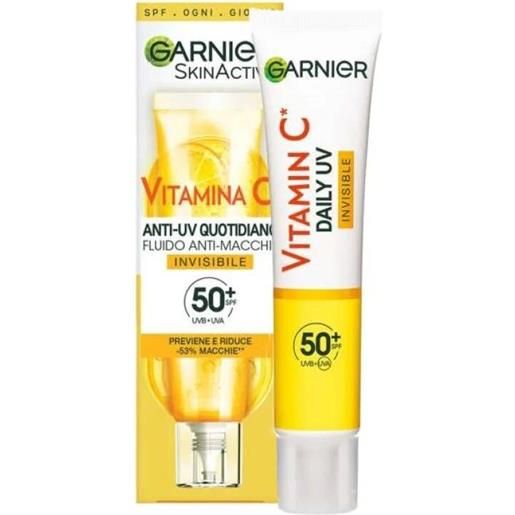 Garnier skinactive fluido anti-macchie invisibile vitamina c 40ml spf50+ Garnier