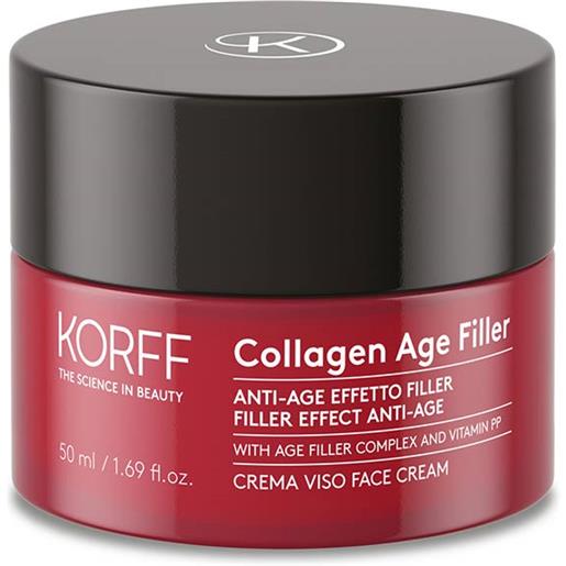 Korff collagen age filler - crema viso anti-age effetto filler, 50ml