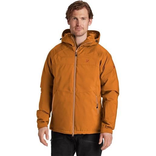 Nordisk reese hardshell down jacket arancione s uomo