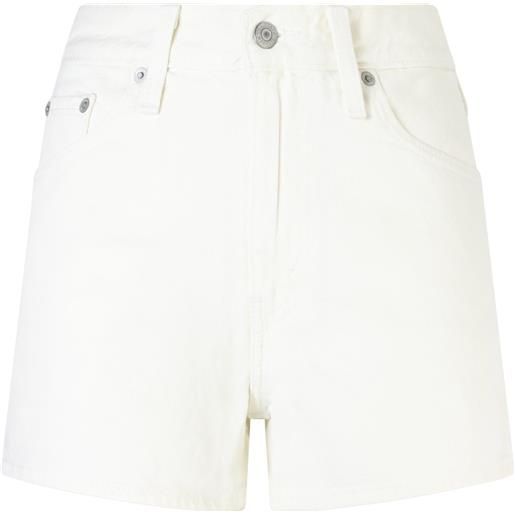 LEVI'S shorts bianco '80s mom per donna