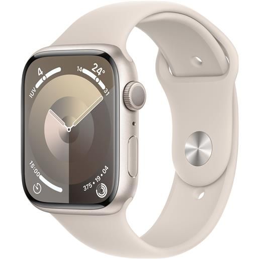 Apple smartwatch Apple watch series 9 45 mm digitale 396 x 484 pixel touch screen beige wi-fi gps (satellitare) [mr963qf/a]