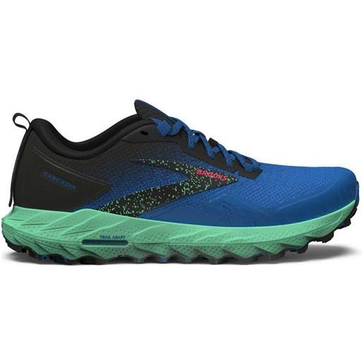 Brooks cascadia 17 trail running shoes blu eu 46 1/2 uomo