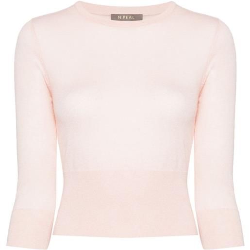 N.Peal maglione superfine - rosa