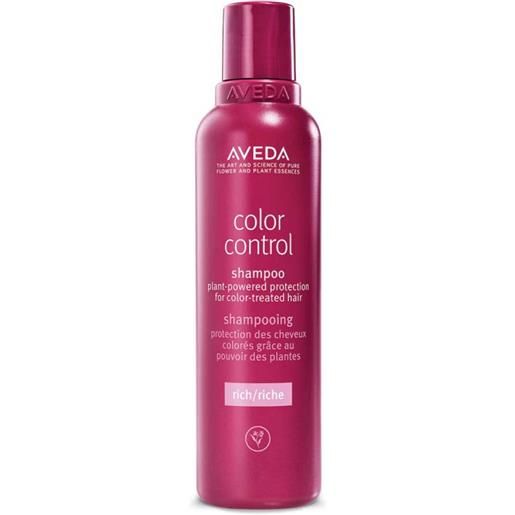Aveda color control shampoo rich 200ml novita' 2024 - shampoo nutriente protettivo capelli colorati