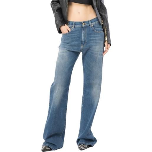 PINKO jeans wide leg in denim comfort - 101733a141 - denim