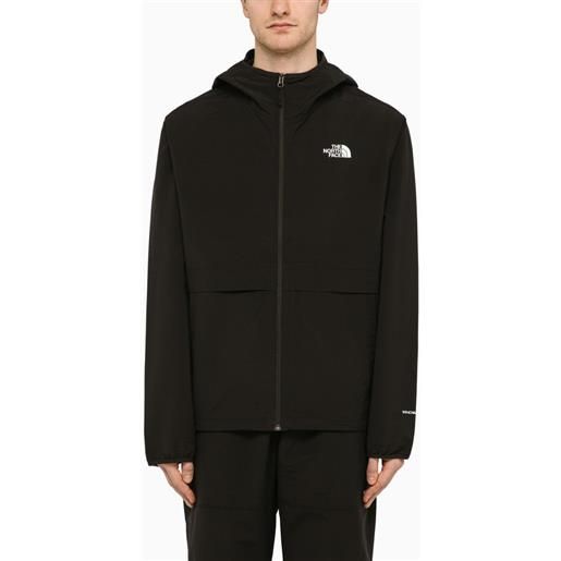 The North Face giacca sportiva nera in tessuto tecnico con logo
