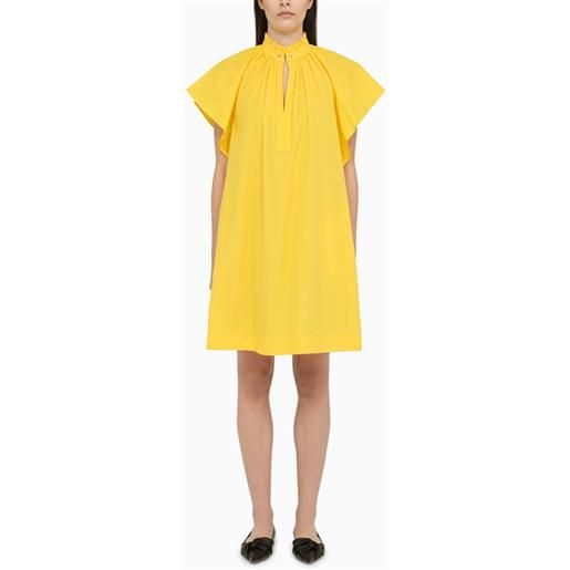 Max Mara Studio abito corto giallo in cotone
