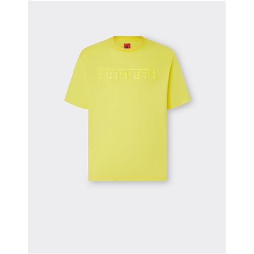 Ferrari t-shirt in cotone con logo Ferrari
