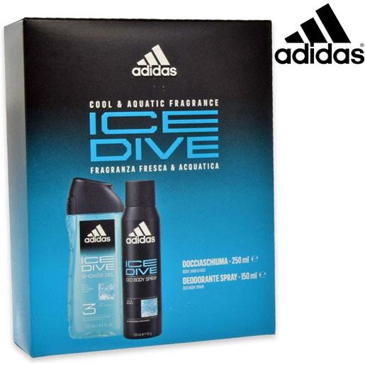 Adidas ice dive deodorante 150ml + shower gel 250ml