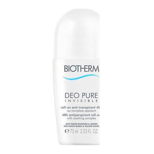 Biotherm deo pure invisible deodorante roll-on 75ml