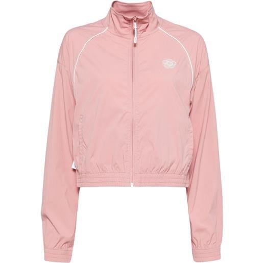CHOCOOLATE giacca sportiva con applicazione logo - rosa