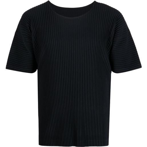 Issey Miyake t-shirt a maniche corte - nero
