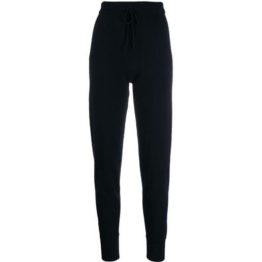 N.Peal joggers con coulisse - blu