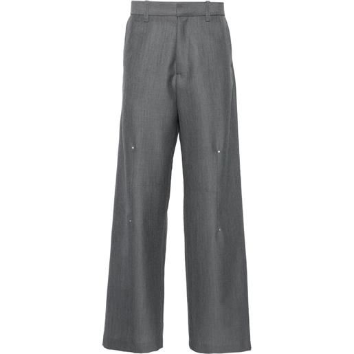 HELIOT EMIL pantaloni sartoriali radial - grigio