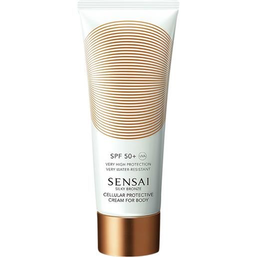Sensai silky bronze cellular protective cream for body spf 50+ 150 ml