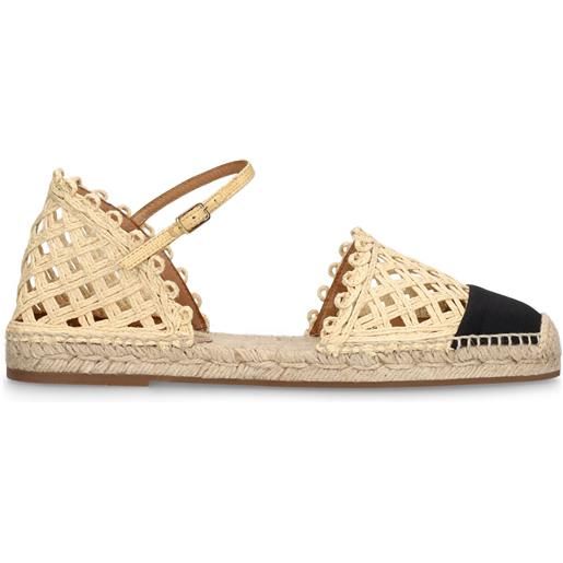 AQUAZZURA espadrilles sunburst in rafia 10mm