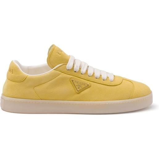 Prada sneakers con logo - giallo