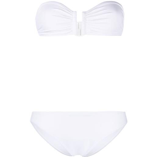 ERES set bikini con ruches - bianco