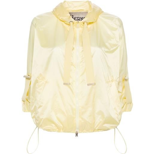 Herno giacca semi trasparente - giallo