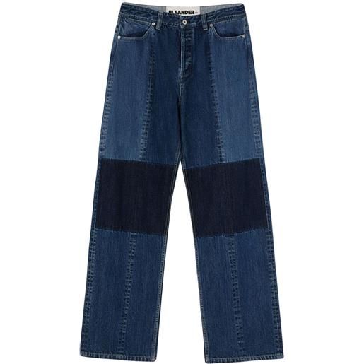 Jil Sander jeans a gamba ampia - blu