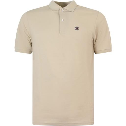 COLMAR polo beige con mini logo per uomo