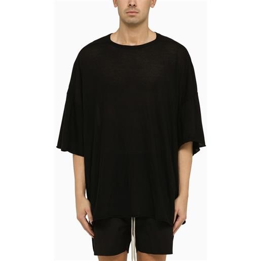 Rick Owens t-shirt over nera in cotone